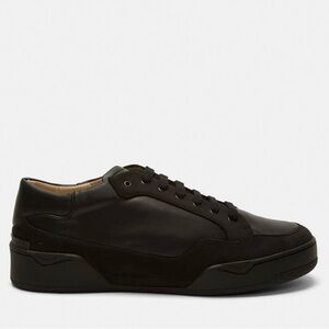 Stella McCartney MENS Leather Low Top Lace Up Sneakers Black Size 9/41